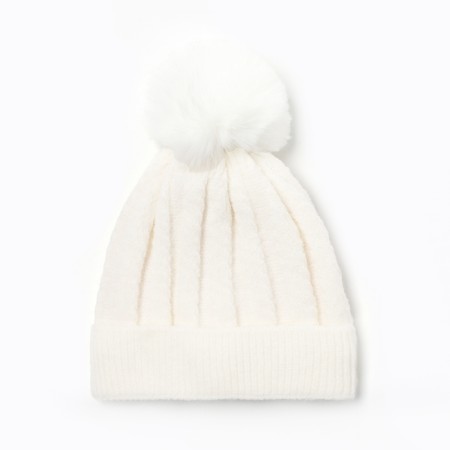 Children's hat minku, milk color, rr 46-48