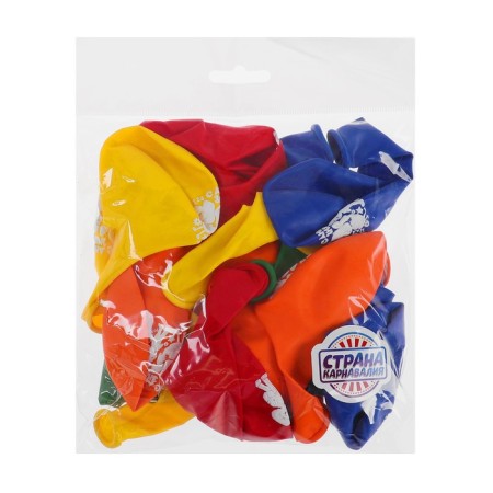 Air ball 12 "Schoolchildren", set 25 pcs., Mix-1
