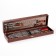 Set with skewers Gift "picnic" in a box from eco-leather No. 3