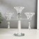 Glass of Glass for 3 candles "Flower buds" 18x19.5x7 cm