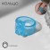 Ring "Marmalade Bear" is wide, the color is blue, size 18
