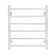 The electric heated towel “Sanprise” Aurora P6, 500x600 mm, universal, white