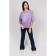 Female T -shirt, size 46, lilac color
