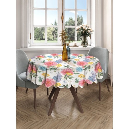 The tablecloth "Flower panel", round, Saten, d = 150 cm-1