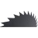 CHAMPION C5110 trimmer knife, with acute -angled teeth, 40 teeth, 255x25.4 mm