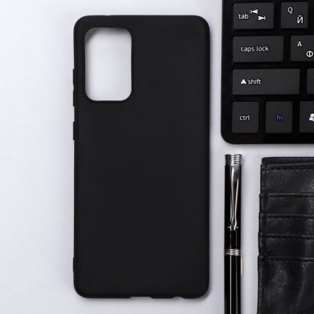 Innovation cover, for Samsung Galaxy A72, silicone, matte, black