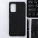 Innovation cover, for Samsung Galaxy A72, silicone, matte, black