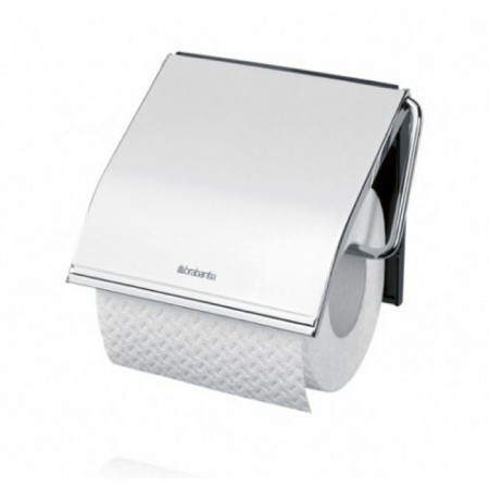 Brabantia Renew toilet paper holder, polished steel color