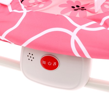 Musical rocking chair for newborn, pink color-9