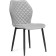 Sophie Metal/velor, Black/Gray chair 46x54x88 cm