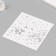 Plastic stencil "Texture" 15x15 cm