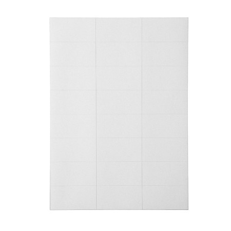 A4 labels are self -adhesive 50 sheets, 80 g/m, 24 labels on a sheet, size: 70 x 36 mm, matte, white