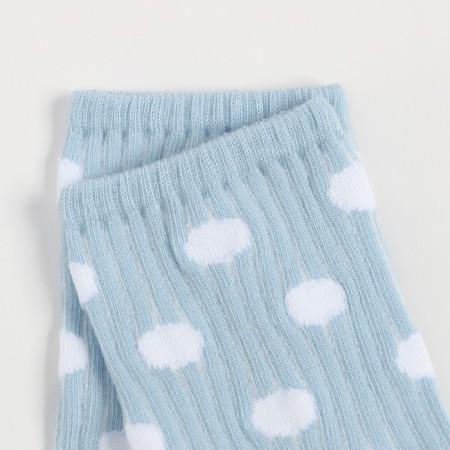 Women's socks "peas", blue color, size 23-25-2