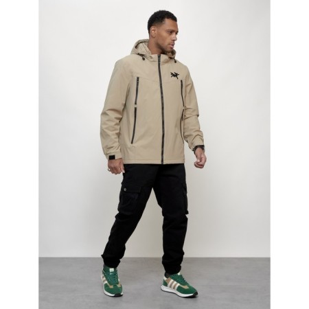 Male spring jacket, size 58, beige color-6