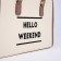 Bag Female Tout with zipper, beige color