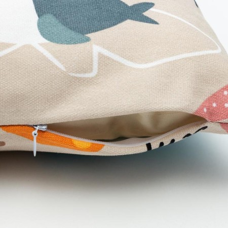 Decorative pillowcase "Ethel" Cheerful alphabet, 40 x 40 cm, 100% cotton-3