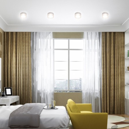 Lamp built -in era DK97, IP20, 15W, 88x65 mm, white/transparent color-2