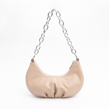 Lightning bag, beige color