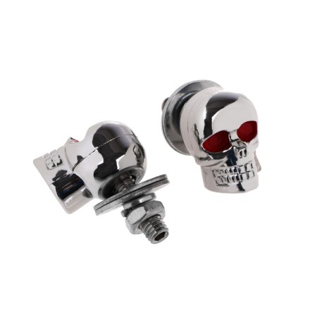 Loofing frame mounting bolt, skull, set 2 pcs