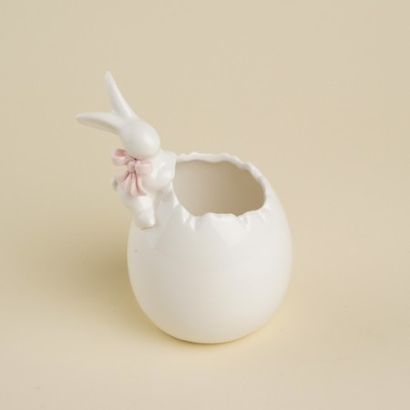 Sl Home "Forest Rabbit", 10 × 9 × 15 cm, white color