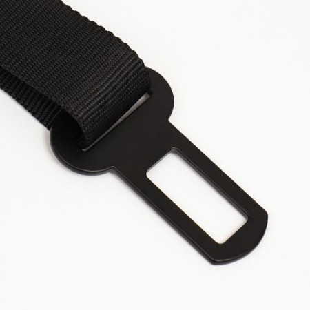 Safety belt for dog shock-absorbing, 54-75 x 2.5 cm, black-2