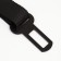 Safety belt for dog shock-absorbing, 54-75 x 2.5 cm, black