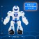 Robot Radio -controlled "Dancer", light and sound effects, works on batteries, MIX color