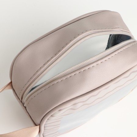 Lightning cosmetic bag, gray color-2