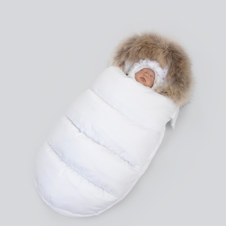 Set for discharge Winter Kinderlitto "Lapland", 5 items, height 56-62 cm, white color-8