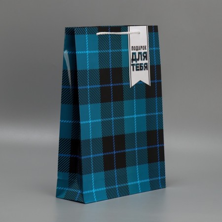 Gift Package Laminated, Packaging, Real Man, L 28 x 38 x 9 cm-3