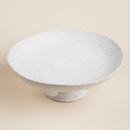 Fruit dish ceramic SL Home "Arena Blanka", D = 27 cm, 27 × 10 cm, white color-2