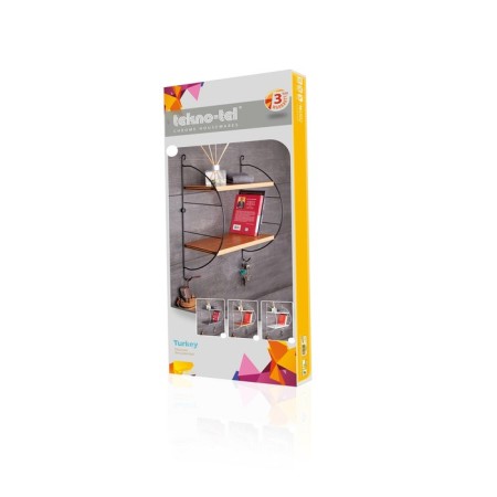 Home shelf 22 × 38 × 55 cm, color wood/black-1