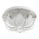Chandelier 55582/400 CR chrome 4x40W E14 LED PDD 40x40x21cm