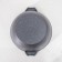 Granite pan, 5 l, d = 26 cm, h = 13 cm, glass cover, anti -stick coating, gray color