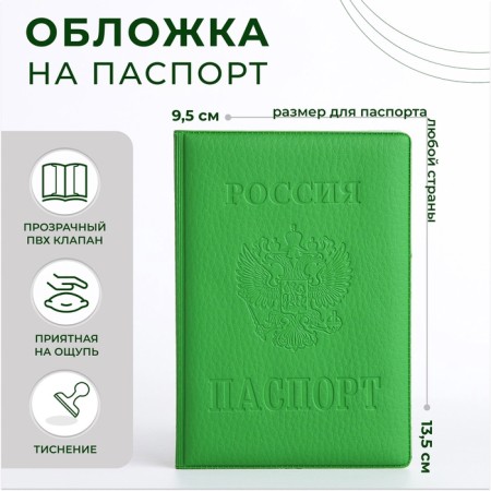 Cover for passport, light color