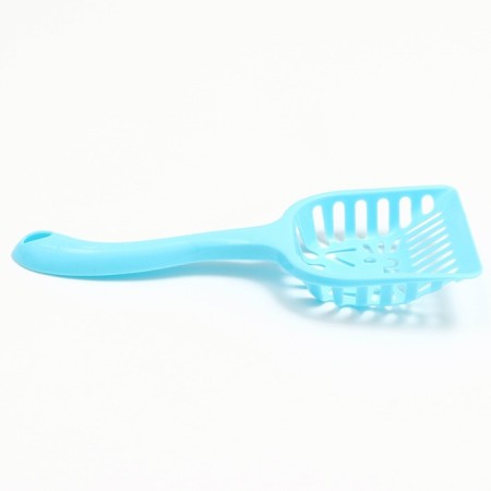 Figure scoop "Cat" with an ergonomic pen, 28 x 10 cm, blue-1