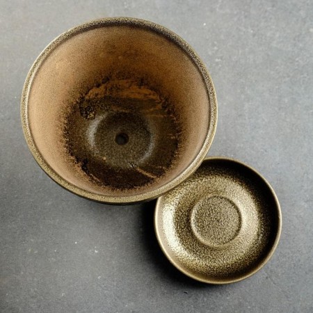 Flower Gold Pot with Podon, 1.8l-2