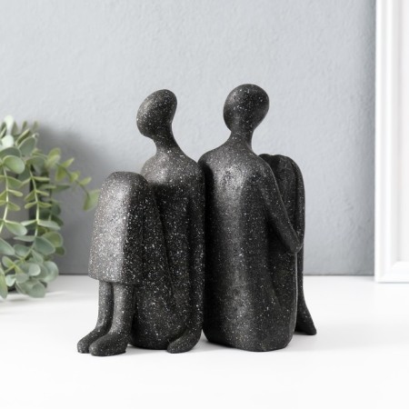 Polystone souvenir "close - far" black set 2 pcs 9x19x19.5 cm-3