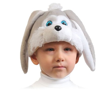 Hat "Bunny Gray" plush, size 52-54 cm