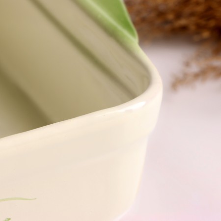 Baking capacity "Tetra with handles" 2.5l / 29x24x9cm, peas-2