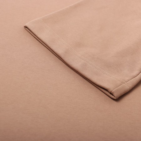 Men's T-shirt from organic cotton Minaku Regular Fit: beige color, rr 52-7