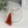 Casket Glass "Pearl of Pearl" with a brush 7x7x7 cm