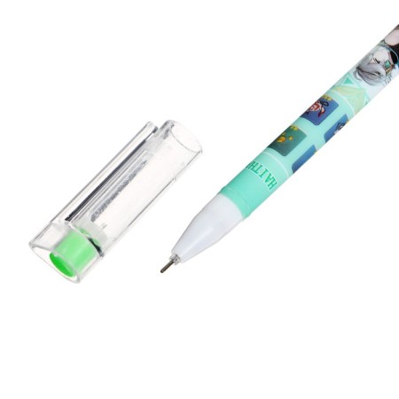 Gel pen, 0.5 mm, blue rod, "anime", mix-3