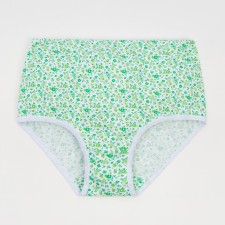 Cowards women's slips, green/white color, size 56