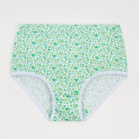 Cowards women's slips, green/white color, size 56