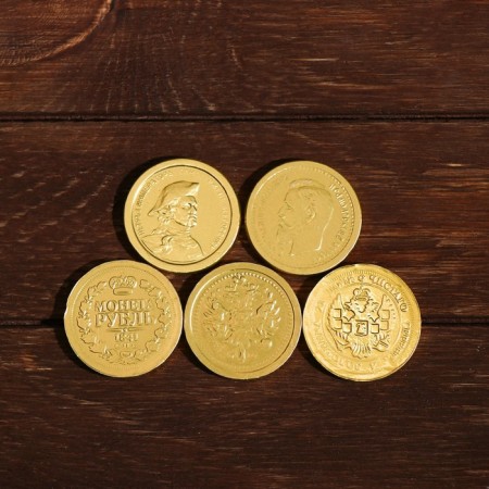 Chocolate coins in the Bank "Old Coins", 6 g-2