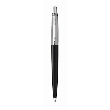 Ballpoint pen Parker Jotter Plastic K60, Ct, M, 1.0 mm, plastic casing/ stainless steel, black, blue ink-5