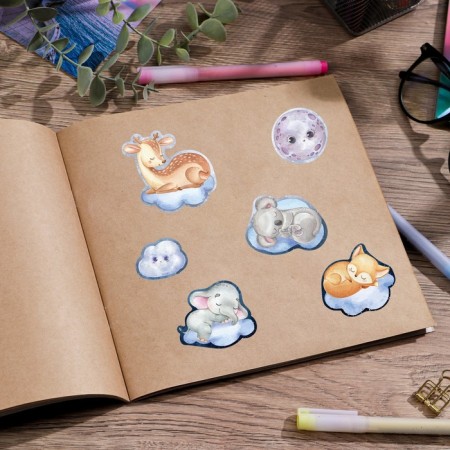 Paper stickers "Babies", 11 × 16 cm-1