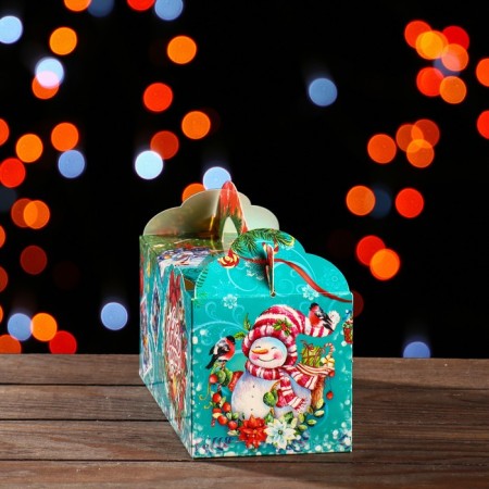 Gift box "New Year cards" 23 x 10 x 10 cm-2