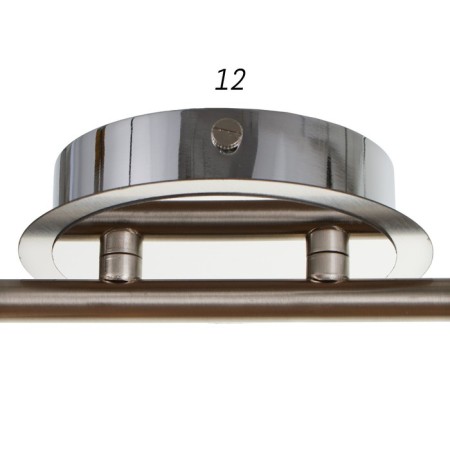Economic light lights Onyx 2x60W E14, chrome 44x12x23 cm-6